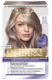 L’Oréal Excellence Cool Cream 8.11 Ultra Ash Lichtblond Haarverf