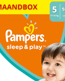 Pampers Sleep & Play Maat 5 - 168 Luiers Maandbox
