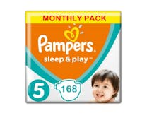 Pampers Sleep & Play Größe 5 - 168 Windeln Monatsbox