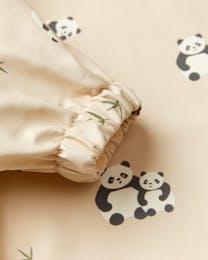 Baby Slab met Lange Mouwen - Beige Panda - SMALL 1 t/m 2 Jaar